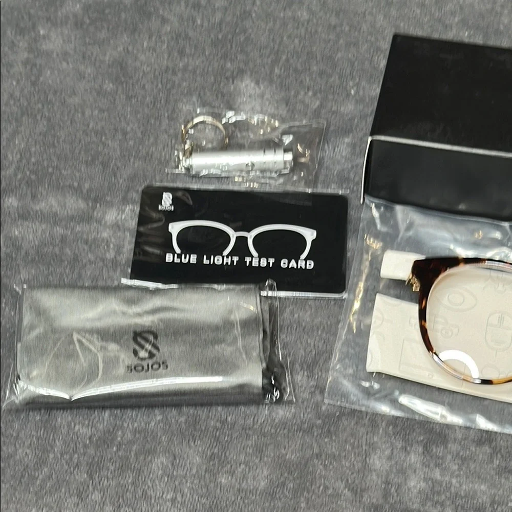 Sojos Retro Round Blue Light Tortoise Frames Anti Blue Light Lens NWT